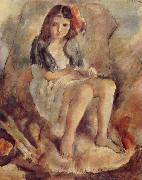 Jules Pascin The Girl want to be Cinderella France oil painting artist